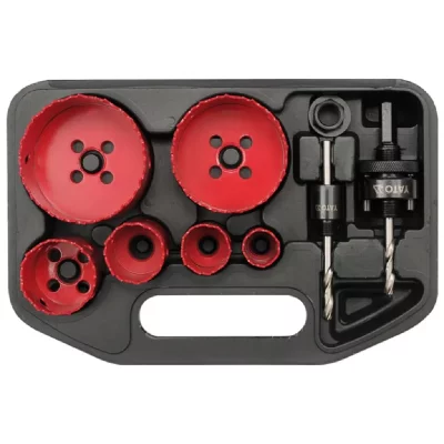 YATO  Kit de 9 pi&egrave;ces pour scie cloche d'&eacute;lectricien YT-3380