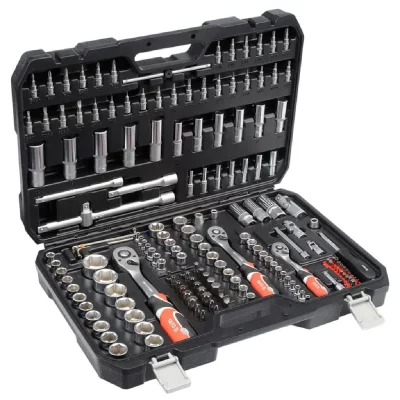 YATO  kit de cl&eacute;s &agrave; cliquet 173 pi&egrave;ces yt-38931 408104