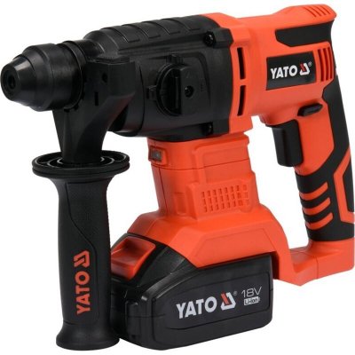 YATO  Marteau rotatif SDS Plus avec batterie Li-Ion 3,0Ah 18V