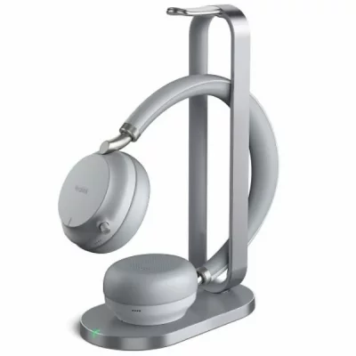 YEALINK  Bh72 With Charging Stand Microsoft Teams Light Gray Usb-a Blu
