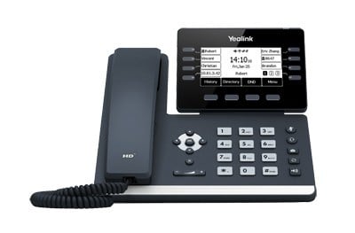 YEALINK  SIP-T53W t&eacute;l&eacute;phone fixe Gris 8 lignes LCD Wifi T53W