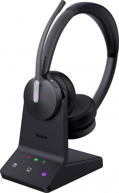 YEALINK  Wh64 Dual Teams Casque Sans Fil Arceau Bureau/centre D'appels