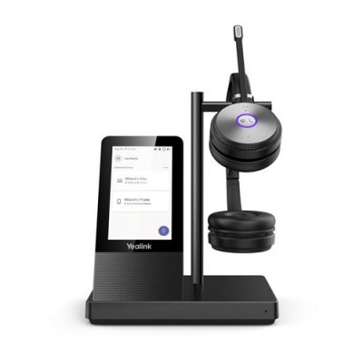 YEALINK  WH66 Dual - Micro-casque - sur-oreille - DECT - sans fil - Certifi&eacute; pour Microsoft Teams 