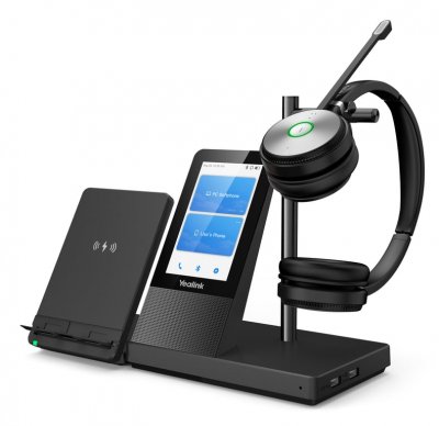 YEALINK  WH66 Dual UC - Micro-casque - sur-oreille - DECT - sans fil 