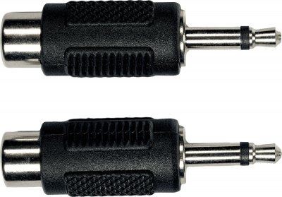 YELLOW CABLE  AD16 - 2 Connecteurs rca Femelle/Mini Jack Mono M&acirc;le