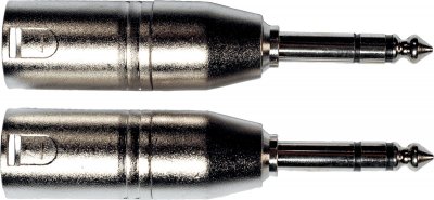 YELLOW CABLE  Adaptateur Jack 6,35 Mm Stro Male Xlr Male - Lot De 2