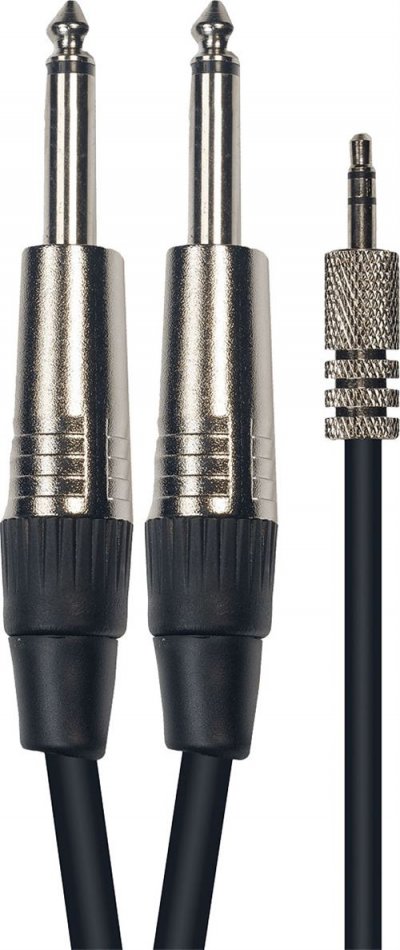 YELLOW CABLE  Cordon 1 Jack St&eacute;r&eacute;o 3.5 MM 2 Jack 3 M