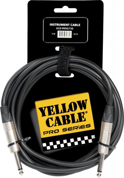 YELLOW CABLE  Cordon Jack Jack 3 M Neutrik