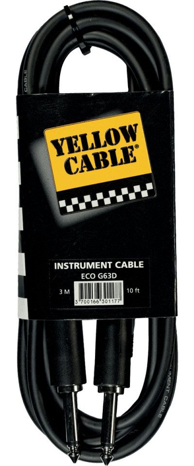 YELLOW CABLE  Cordon Jack Jack Diam. 6 - 3M