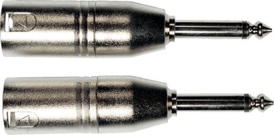 YELLOW CABLE  Eco-Ad-25 Adaptateur Xlr M&acirc;le - Jack Mono M&acirc;le