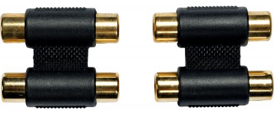 YELLOW CABLE YELLOWCABLE - Adaptateur 2 RCA F / 2 RCA F