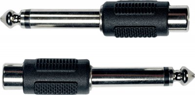 YELLOW CABLE YELLOWCABLE - Adaptateur RCA f / jack m mono 6,35