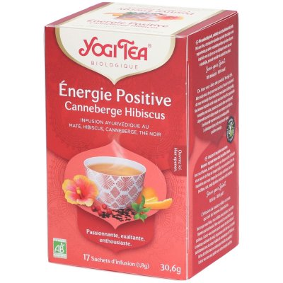 Yogi Tea Infusion Ayurv&eacute;dique &Eacute;nergie Positive Bio 17 sachets