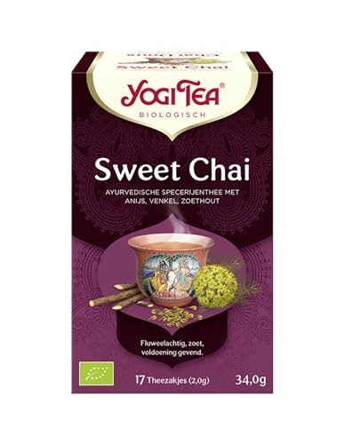 YOGI TEA  Infusion Bio Cha&iuml; Doux 17 sachets 34g
