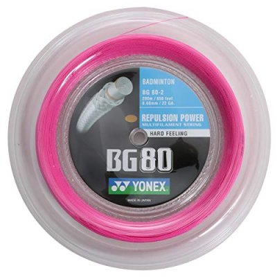 YONEX  Bg 80 200 M Badminton Reel String Multicolore 0.68 mm