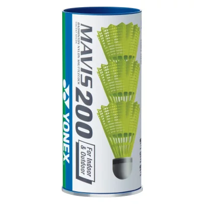 YONEX  Mavis 200 Badminton Shuttlecocks 3 Units Jaune