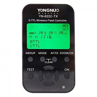 YONGNUO  YN622TX Canon D&eacute;clencheur Flash sans Fil TTL LCD 100 m Noir
