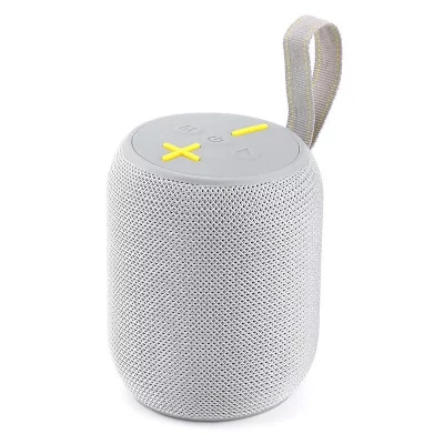 YONIS  1200mAh - Enceinte sans fil Bluetooth autonomie 2 h fonction radio - Gris