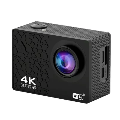 YONIS  Cam&eacute;ra sport 4K &eacute;cran HD &eacute;tanche 170&deg;
