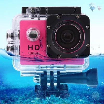 YONIS  Cam&eacute;ra Sport Full HD 1080P - Magenta