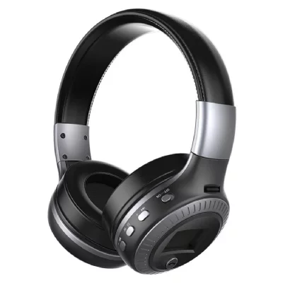 YONIS  Casque Audio Bluetooth Pliable Avec Micro - Gris