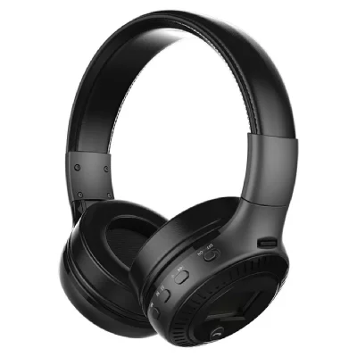 YONIS  Casque Audio Bluetooth Pliable - Noir
