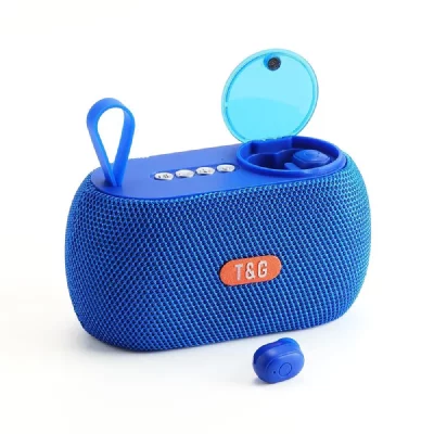 YONIS  Enceinte Bluetooth 2-en-1 TWS - Bleu