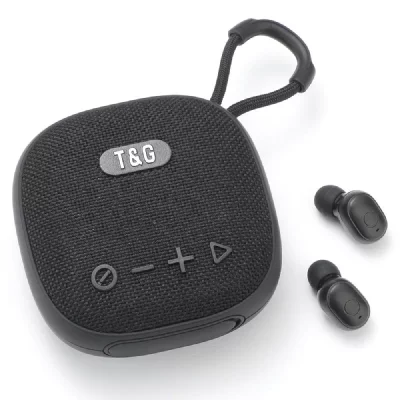 YONIS  Enceinte Bluetooth 2-en-1 TWS - Noir