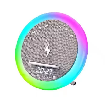 YONIS  Enceinte Bluetooth LED - Chargeur sans fil