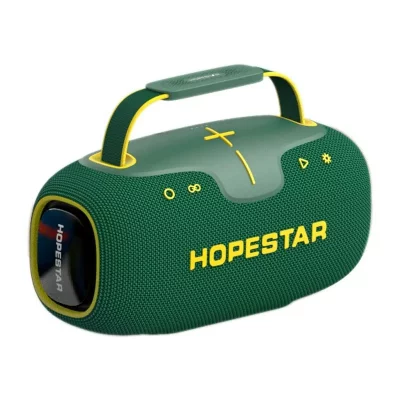 YONIS  Enceinte nomade Bluetooth - Vert fonc&eacute;