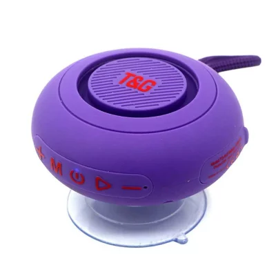 YONIS  Mini enceinte Bluetooth ventouse - Violet