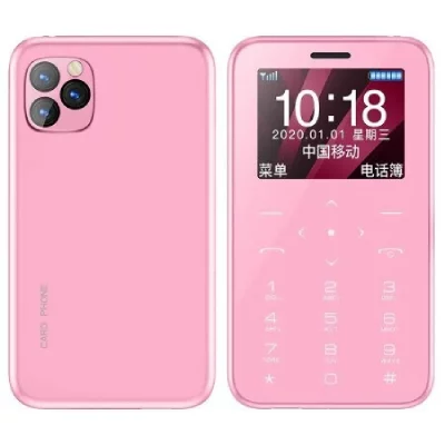 YONIS  mini t&eacute;l&eacute;phone portable - Rose