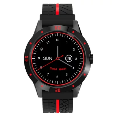 YONIS  Montre Connect&eacute;e 1.3"" - Rouge