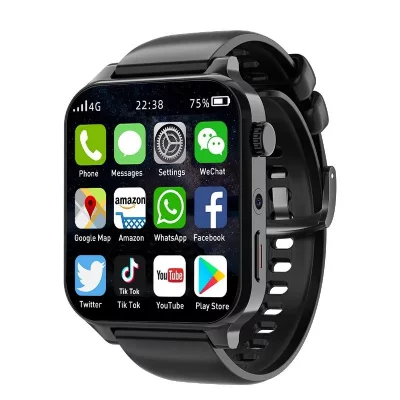 YONIS  Montre Connect&eacute;e 4G Android 9.1 GPS Bluetooth 64GB
