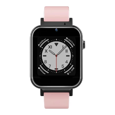 YONIS  Montre Connect&eacute;e 4G - Rose