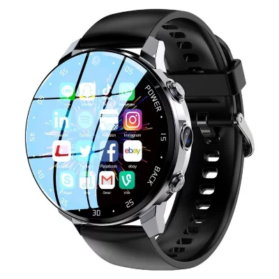 YONIS  Montre Connect&eacute;e Android 4G &Eacute;tanche GPS
