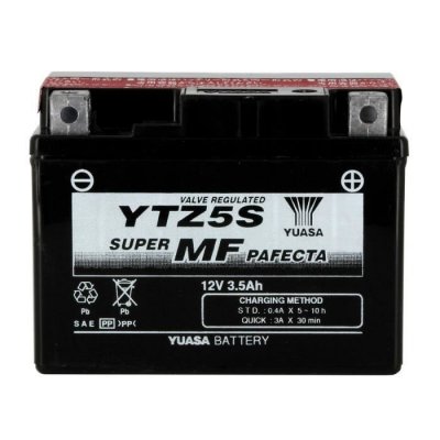 YUASA  Batterie ferm&eacute;e sans entretien, moto & scooter, YTZ5S