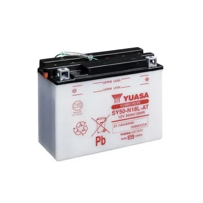YUASA  - Batterie Moto 12V Avec Entretien Sans Pack Acide Sy50-N18L-At