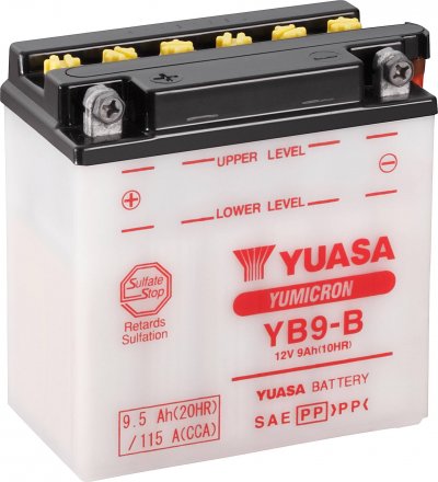 YUASA  YB9-B Batterie de moto 12 V 9 Ah 