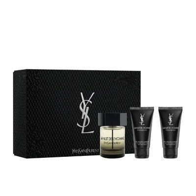 Yves Saint Laurent La Nuit De L'Homme Set - 100 Ml With 2 Shower Gels Eau de Toilette pour homme