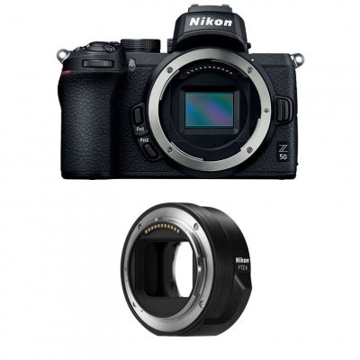 NIKON Z50 NU + Adaptateur FTZ II 
