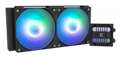 ZALMAN  Alpha2 SE A24 - ZM-ALPHA2SEA24BK - Watercooling AIO - Ventilateurs 2x 120 mm ARGB - Noir 