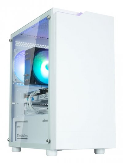 ZALMAN  Boitier Moyen Tour ATX T4 Plus avec panneau vitr&eacute; (Blanc)