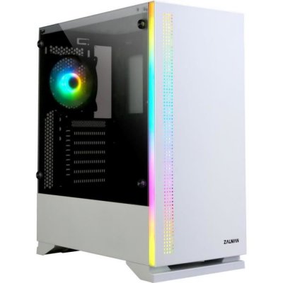 ZALMAN  S5 WHITE unit&eacute; centrale Midi Tower Blanc