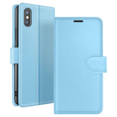 ZANAE Zana&eacute; &Eacute;tui iPhone X / XS Premium Bleu clair