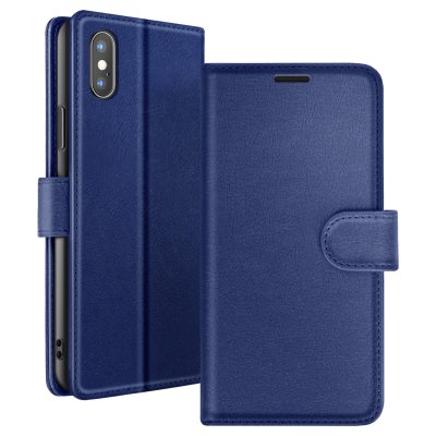 ZANAE Zana&eacute; &Eacute;tui iPhone X / XS Premium Bleu nuit