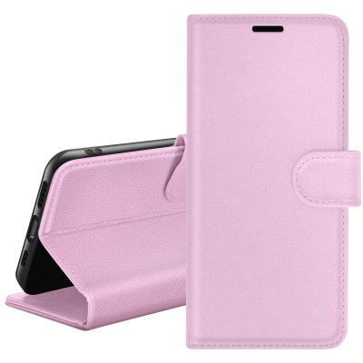 ZANAE Zana&eacute; &Eacute;tui Portefeuille pour Samsung A73 5G Support et Languette Magn&eacute;tique Rose