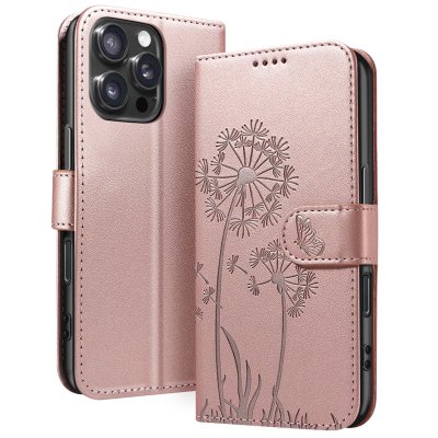 ZANAE Zana&eacute; &Eacute;tui pour iPhone 16 Pro Max Rose champagne