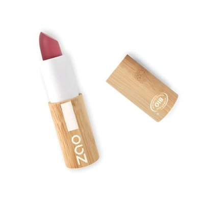 ZAO MAKEUP  Rouge &agrave; l&egrave;vres Classic Bio, vegan et rechargeable Rose nude