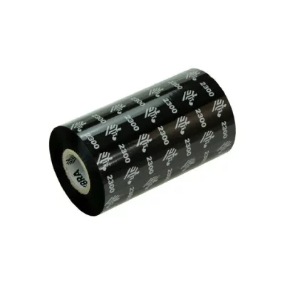 ZEBRA  Ribbon 2300 Wax 84 Mm Box Of 12 Multicolore